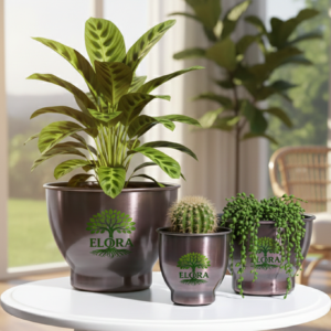 Gunmetal Goblet Planter